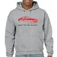 thumbnail image 1 of Bad To The Block Muscle Car Sweatshirt Street Racer American RT V8 Octane Power Perfomance Racing Coupe Hoodie, 1 of 7