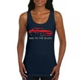 thumbnail image 1 of Bad To The Block Muscle Car Women's Tank Top Street Racer American RT V8 Octane Power Perfomance Racing Coupe, 1 of 7