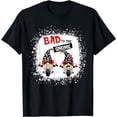 thumbnail image 1 of Bad To The Gnome Funny Gnomes Riding Motorbike Rider Bleach T-Shirt, 1 of 3