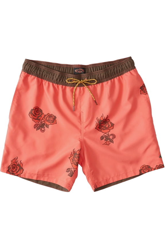 Bad Trip Reversible Layback Elasticated Boardshorts [Washed Red]