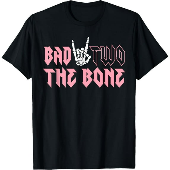 Bad Two the Bone Birthday 2 Years Old Birthday T-Shirt