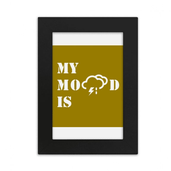 Bad Weather Light Art Deco Fashion Desktop Photo Frame Picture Display Art Painting Exhibit