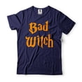thumbnail image 1 of Bad Witch Shirt Halloween Funny Costume Halloween Gifts Halloween Party Shirt Humorous Gifts (Large Navy Blue), 1 of 6