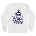 thumbnail image 1 of Bad Witch Vibes Long Sleeve Shirt Unisex 2X-Large White, 1 of 5