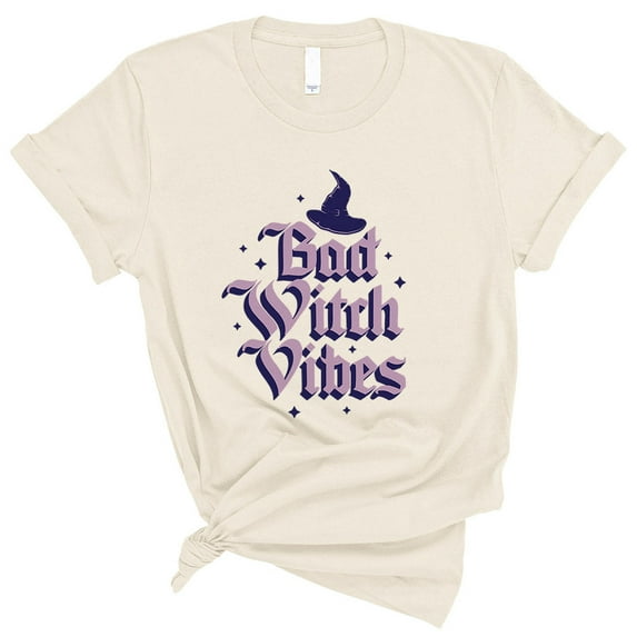 Bad Witch Vibes Shirt Unisex X-Small Natural