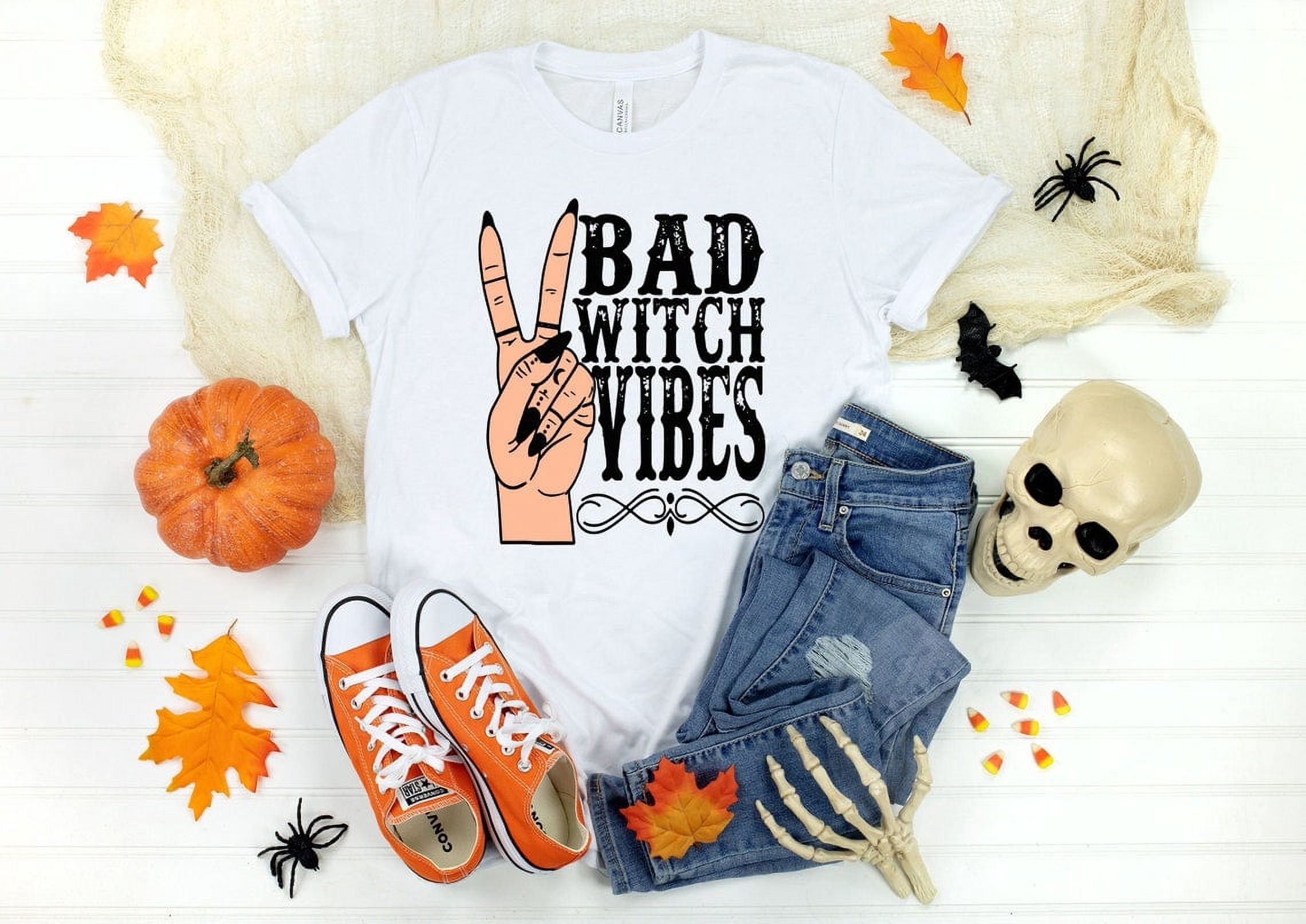 T&Twenties Women's Halloween Witch Shirt - Sanderson Sisters Graphic Tee, Funny Hocus Pocus T-Shirt, Short Sleeve Casual Top