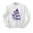 thumbnail image 1 of Bad Witch Vibes Sweatshirt Unisex Large White, 1 of 5