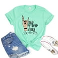 thumbnail image 1 of Bad Witch Vibes T-shirt Women's Halloween Tee Sanderson Sister Shirts Hocus Pocus Shirt Scary Tshirt Spooky Gift, 1 of 3