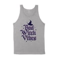 thumbnail image 1 of Bad Witch Vibes Tank Top Unisex Small Grey, 1 of 5
