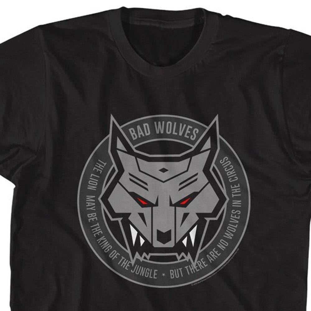 Bad Wolves No Wolves in The Circus Black Shirts - Walmart.com