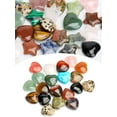 thumbnail image 1 of BadPiggies 10Pcs/Set Natural Stones Healing Crystals 20mm Puffy Heart Star Shaped Gemstone for Gift Home Decorate, 1 of 8