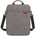 thumbnail image 1 of BadPiggies 13" Laptop Bag Shockproof Briefcase Shoulder Messenger Bag, Waterproof Laptop Carrying Handbag for Men Women (Gray), 1 of 9