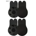 thumbnail image 1 of BadPiggies 2 Pairs Rabbit Ear Women Invisible Bra Self Adhesive Strapless Backless Breathable Lifting (A to F) Cup, 1 of 7