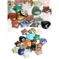 thumbnail image 1 of BadPiggies 20Pcs/Set Natural Stones Healing Crystals 20mm Puffy Heart Star Shaped Gemstone for Gift Home Decorate, 1 of 8