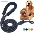 thumbnail image 1 of BadPiggies 5 FT Strong Dog Leash with Comfortable Padded Handle and Reflective Threads Dog Leashes for Medium Large Dogs, 1 of 10