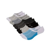 BAD PIGGIES BadPiggies 5 Pairs Mens No Show Socks, Loafer Sneakers Low Cut Invisible Socks With Non Slip Grips (5-Color)