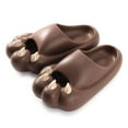 thumbnail image 1 of BadPiggies Animal Paws Clouds Slides for Women Men Funny Sandals Soft Pillow Slippers Non-Slip House Shower Shoes, 1 of 8