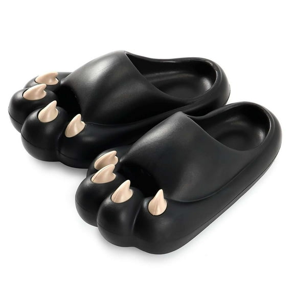 BadPiggies Animal Paws Clouds Slides for Women Men Funny Sandals Soft Pillow Slippers Non-Slip House Shower Shoes