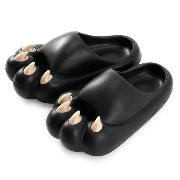 BadPiggies Animal Paws Clouds Slides for Women Men Funny Sandals Soft Pillow Slippers Non-Slip House Shower Shoes