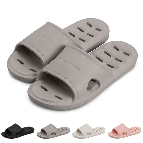 BadPiggies Anti-Slip Clouds Slippers for Women and Men, Shower Slipper Quick Dry Bathroom House and Pool Sandals Soft Sole Slides