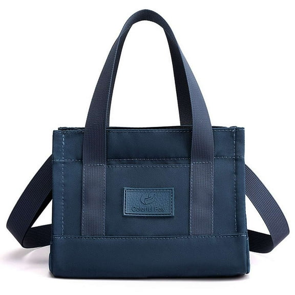 BadPiggies Casual Nylon Purse Handbag Crossbody Bag Waterproof Shoulder Bag for Women (Navy)