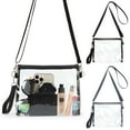 thumbnail image 1 of BadPiggies Clear Crossbody Bag Stadium Approved, Waterproof Shoulder Purse Bag with Adjustable Strap for Women and Men, 1 of 10