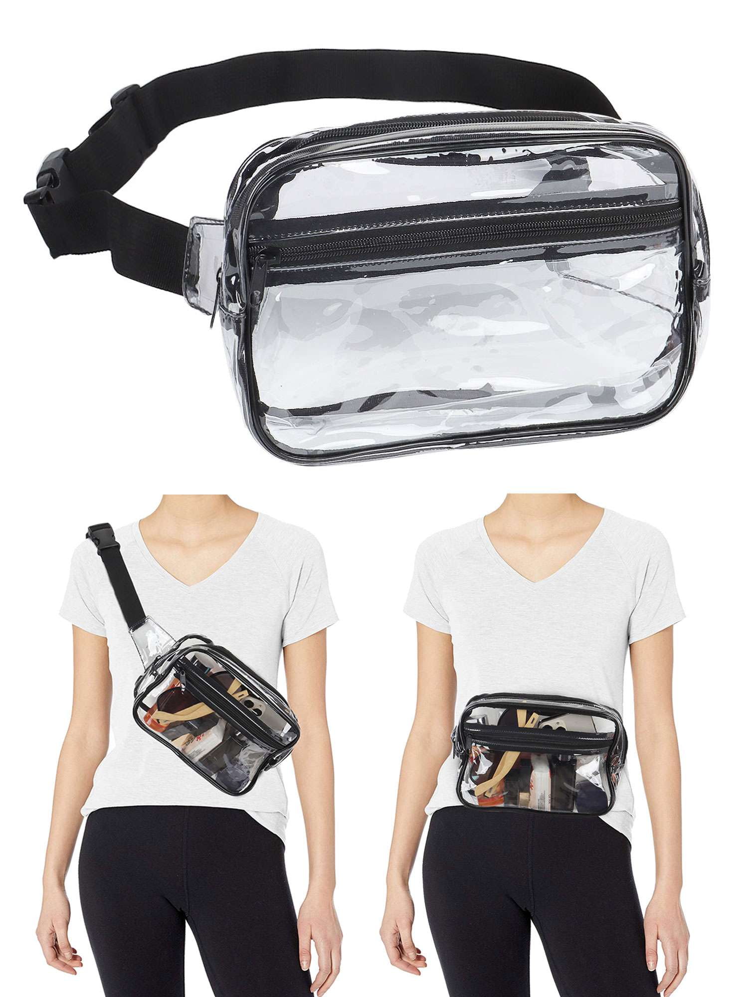 Clear adidas fanny pack sales