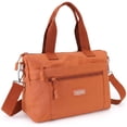 thumbnail image 1 of BadPiggies Crossbody Bag for Women Men, Nylon Waterproof Shoulder Purse Messenger Bag Lightweight Pocketbooks - Orange, 1 of 9