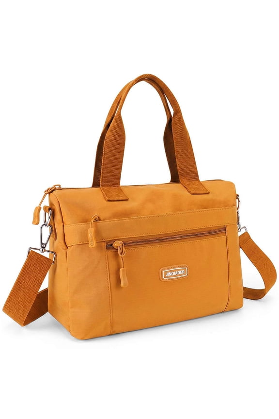 BadPiggies Crossbody Bag for Women Men, Nylon Waterproof Shoulder Purse Messenger Bag Lightweight Pocketbooks - Yellow