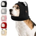 thumbnail image 1 of BadPiggies Dog Warm Knitted Hat Hoodies Quiet Ear Muffs Headband Noise Block Pet Ear Protection - Beige, 1 of 9