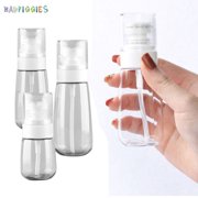 BadPiggies Fine Mist Spray Bottles Portable Refillable Plastic Travel Transparent Perfume Atomizer Empty Cosmetic Spray Bottles (2-Pack, 30ml)