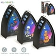 thumbnail image 1 of BadPiggies Halloween Portable Night Light, Pumpkin Skeleton Witch Halloween Table Decoration LED Lantern Flameless Candles Home Party Lamps, 1 of 9