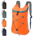 thumbnail image 1 of BadPiggies Lightweight Packable Backpack Waterproof Foldable Hiking Bag Travel Daypack 20L (Orange), 1 of 9