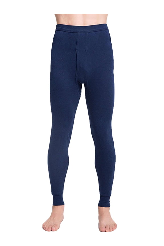 BadPiggies Men's Thermal Underwear Pant Super Soft Long Johns Winter Warm Cotton Base Layer Bottoms