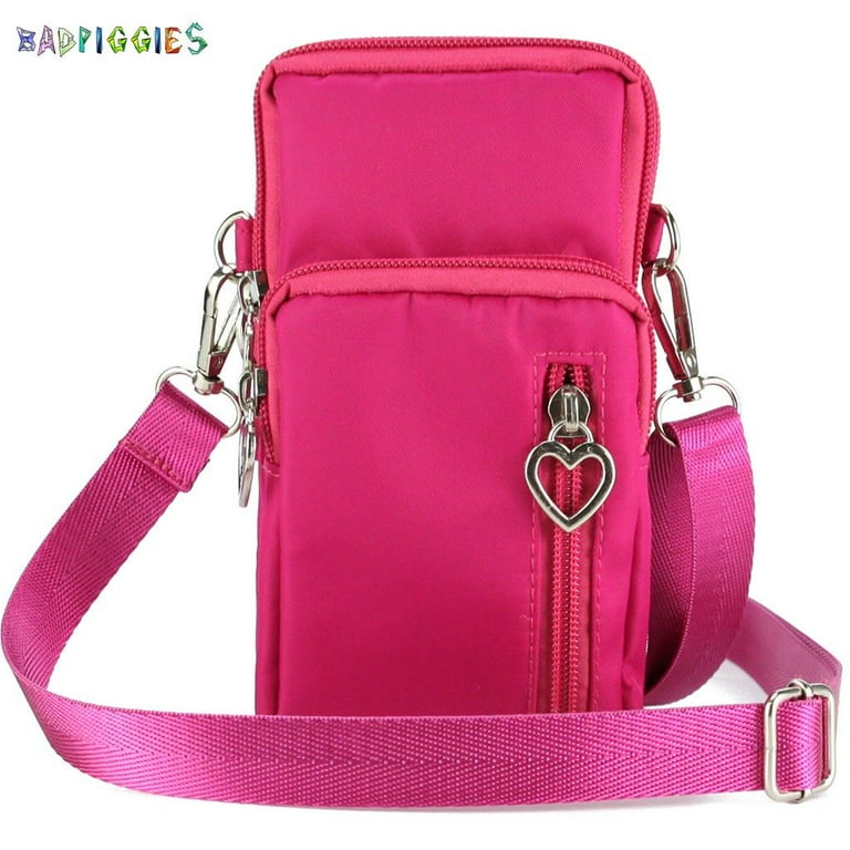BadPiggies Mini Crossbody Bag Cell Phone Shoulder Strap Wallet