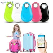 BAD PIGGIES BadPiggies Mini GPS Smart Tracking Finder Alarm Key Track Device Anti-lost Tracker for Car Kids Pets Cat Dog Wallet Luggage (Green)
