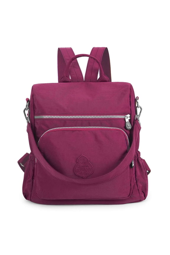 BadPiggies Nylon Backpack Waterproof Casual Lightweight Daypack Hiking Camping Travel Bag for Women and Men