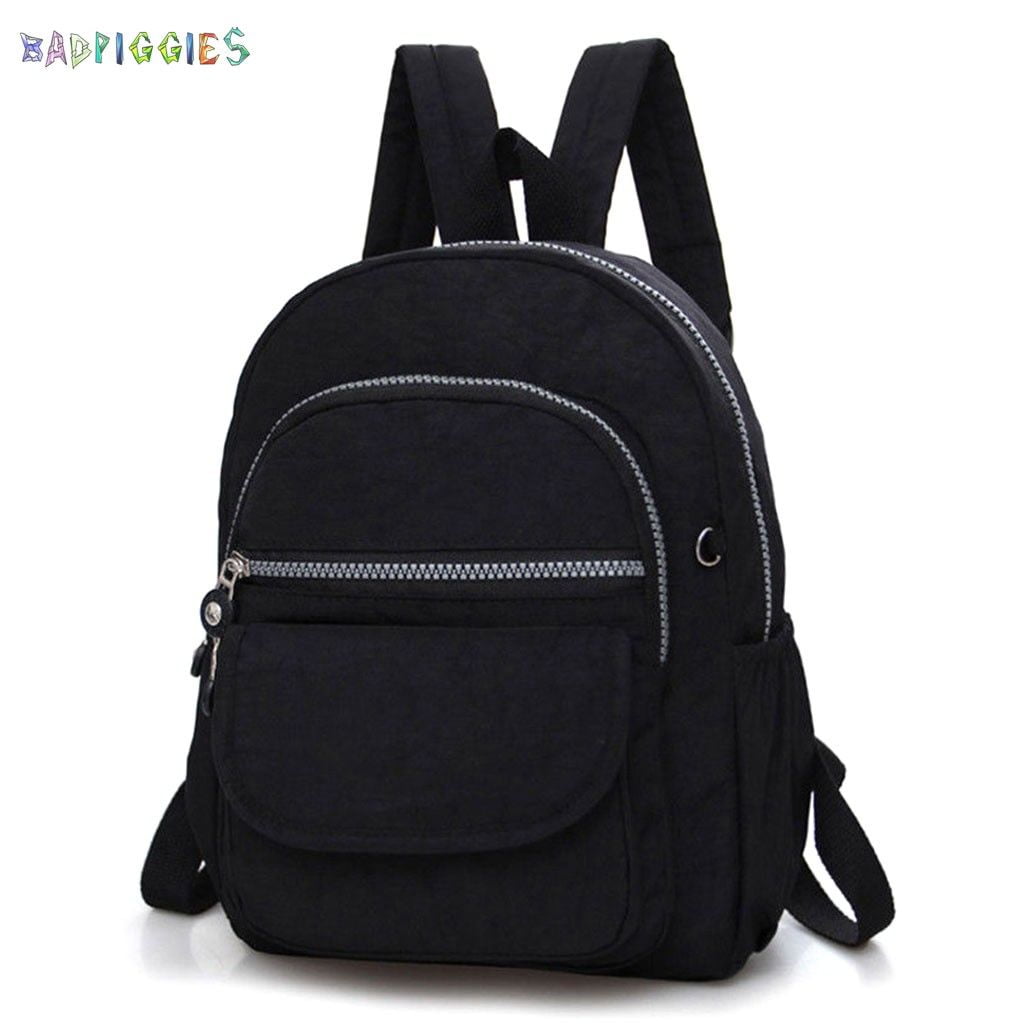 BadPiggies Nylon Mini Casual Waterproof Travel Backpacks Shoulder Bag ...