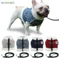 thumbnail image 1 of BadPiggies Pet Dog Autumn Winter Warm Fleece Vest Reflective Harness Dog Clothes with Leash Rope (XL, Navy), 1 of 7