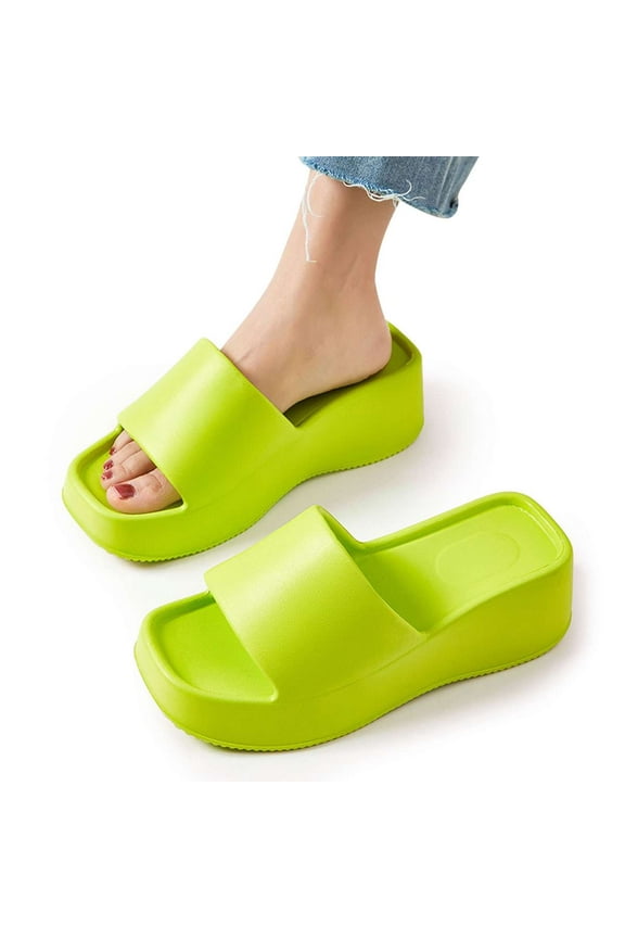 BadPiggies Recovery Slides Sandals for Women Thick Cushion Clouds Slippers Arch Support Non-Slip Shoes for Indoor Outdoor