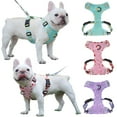 BadPiggies Reflective Dog Harness No Pull Pet Vest Breathable Chest