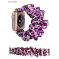 thumbnail image 1 of BadPiggies Scrunchie Apple Watch Band Elastic Leopard Print Wristbands Bracelet Strap 38mm 40mm 42mm 44mm Compatible for Apple iWatch Series 7 6 5 4 3 2 1 SE, 1 of 9