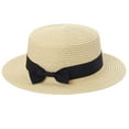 thumbnail image 1 of BadPiggies Summer Sun Hat for Women Wide Brim Sun Protection Straw Hat for Beach and Fishing (Beige), 1 of 10