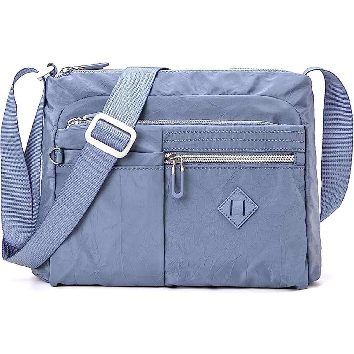 BadPiggies Waterproof Crossbody Bag for Women Nylon Messenger Bag