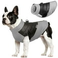 thumbnail image 1 of BadPiggies Waterproof Dog Coat Reflective Winter Warm Pet Vest Jacket Zipper Cold Weather Apparel for Small Medium Large Dogs, 1 of 10
