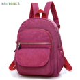 thumbnail image 1 of BadPiggies Waterproof Nylon Travel Backpacks Casual Shoulder Bag Lightweight Small Daypack for Women, Rose Red, 1 of 9