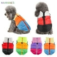 thumbnail image 1 of BadPiggies Waterproof Winter Dog Padded Vest Coat Pet Jacket Warm Clothes for Small Medium Large Dog (S, Red+Black), 1 of 6