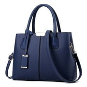BadPiggies Women Satchel Handbags Top Handle Purse Medium Tote Bag Vegan Leather Shoulder Bag