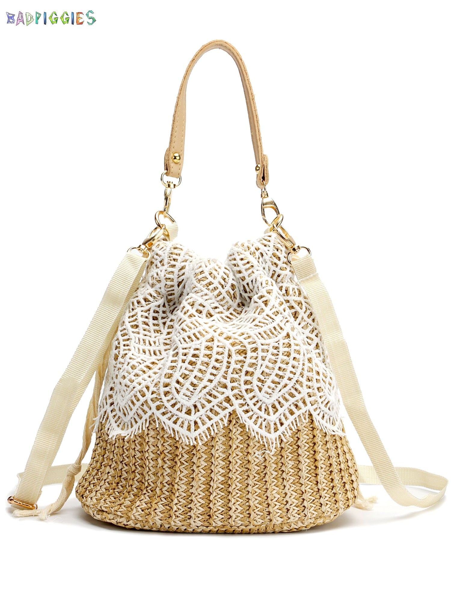 【DEINET】LACE STRING BAG (IVORY) Small Drawstring Bag - Warm Beige Fur – LeSportsac