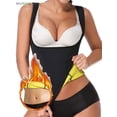 thumbnail image 1 of BadPiggies Women Waist Trainer Neoprene Sweat Sauna Suits Vest Weight Loss Body Shaper Tank Top (Size XXL), 1 of 7